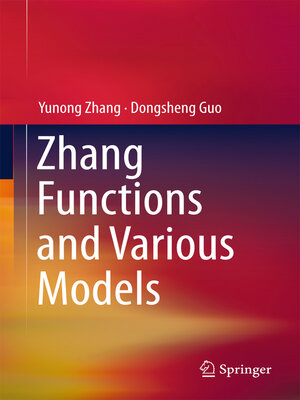 cover image of Zhang Functions and Various Models